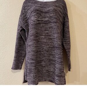 Ellen Tracy Heathered Knit sweater Top S